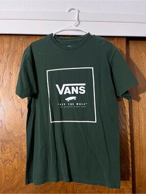 Vans Men's Forest Green Short Sleeve Logo Tee